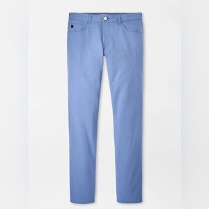 Peter Millar Crown Sport Eb66 Performance Five Pocket Pants Blue 34x32 NWT